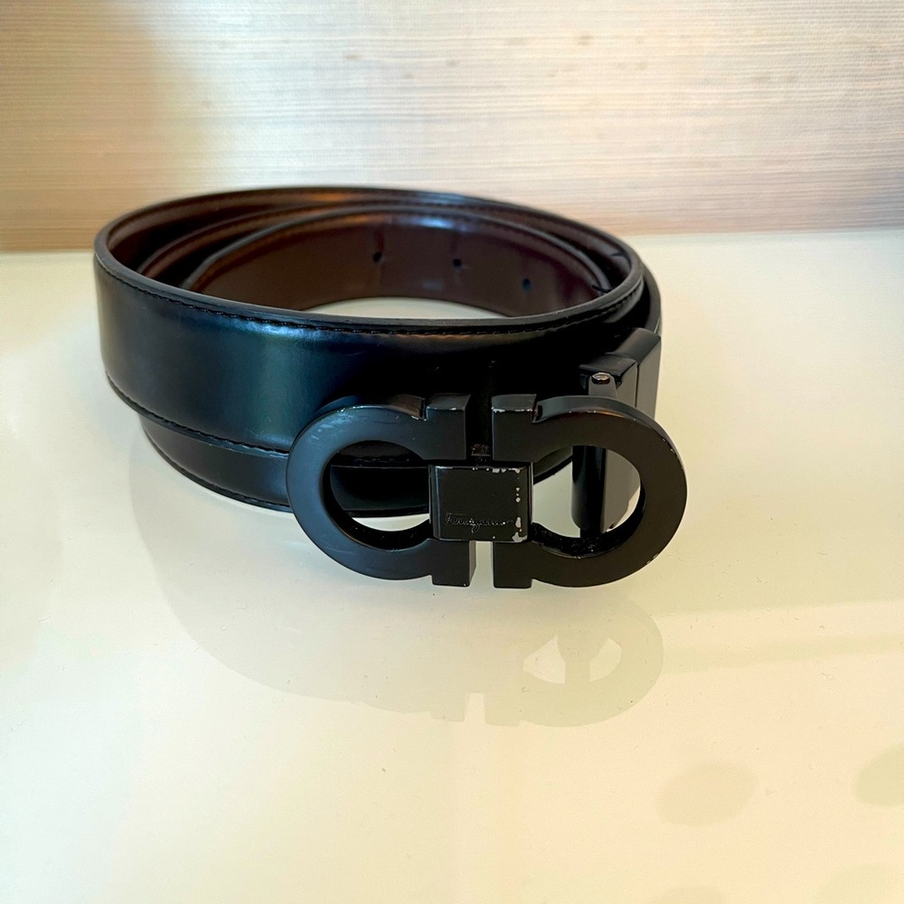 Salvatore Ferragamo Men’s Reversible Belt